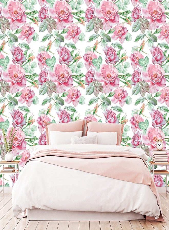 DSticker Wallpaper for Walls Bedroom & Living Room Big Size (300x40) Cm Wallpaper Stickers for Home Decoration | Wall Stickers for Office | Wall Paper for Wall Decor Pack of - 1 (Big Rose) - Image 5